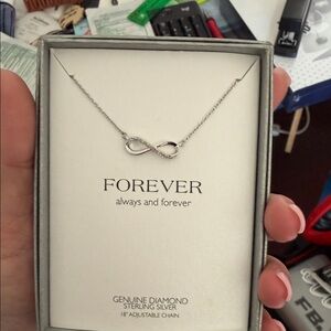 Sterling Silver Infinity Necklace